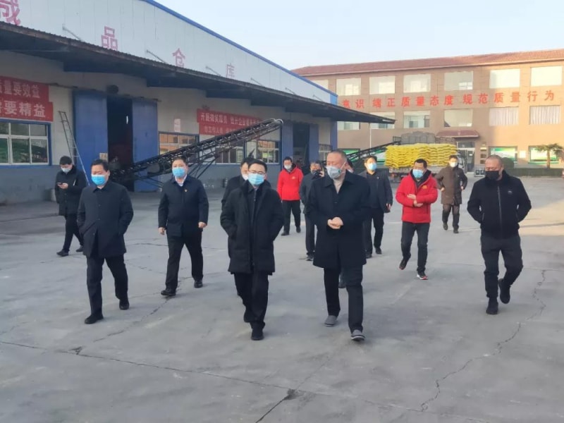 縣長(zhǎng)申琳調(diào)研旭瑞集團(tuán)疫情防控、復(fù)工復(fù)產(chǎn)情況！